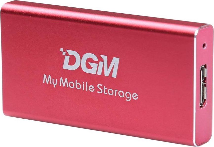 Dysk zewnętrzny SSD DGM My Mobile Storage 512GB Czerwony (MMS512RD)