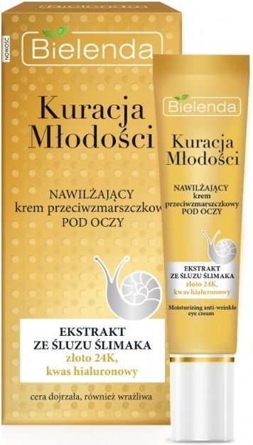 Bielenda Krem pod oczy Kuracja Młodości nawilżający 15ml