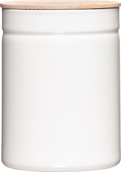 Riess RIESS - Pojemnik z drewnianą pokrywą 2,2l Pure White