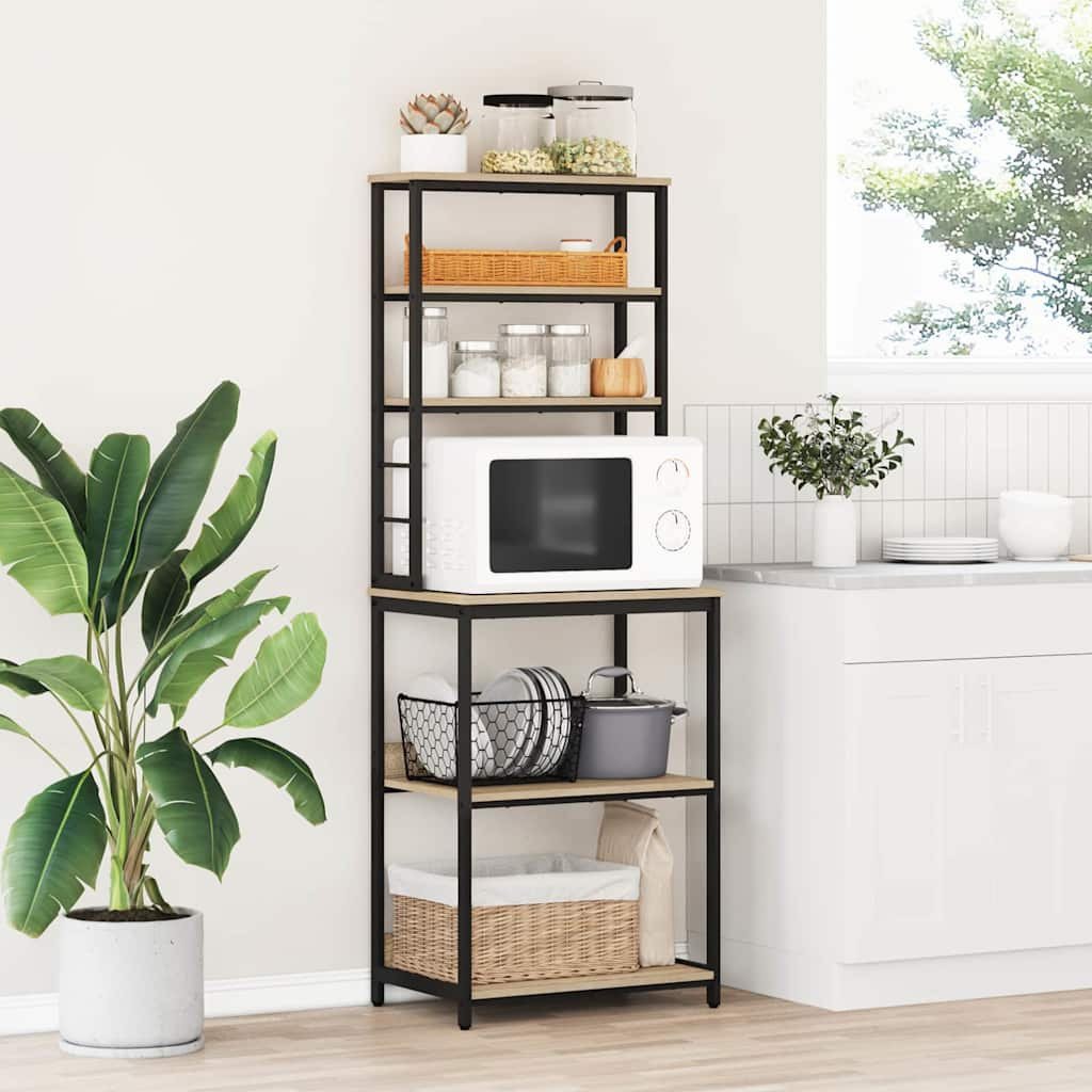 vidaXL Półka kuchenna Dąb sonoma 60 x 40 x 168 cm