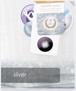 AMZ Poduszka puch gęsi SILVER