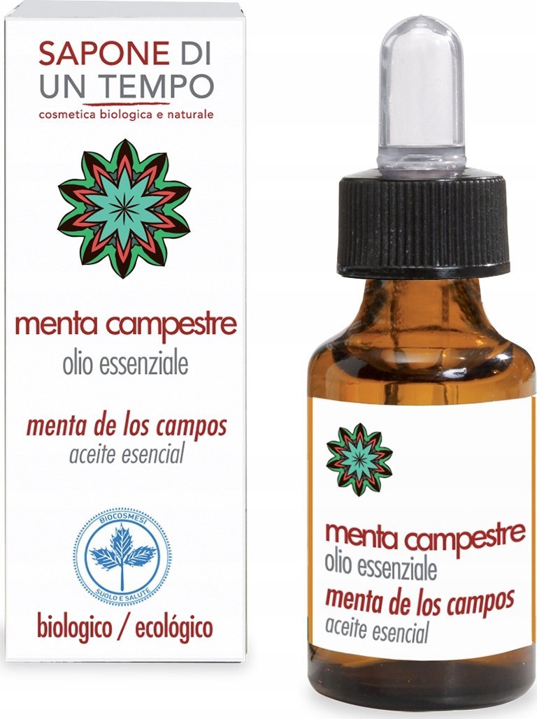 Physa Olejek eteryczny BIO* z Mięty Polnej 15 ml - MYDŁO Z CZASU