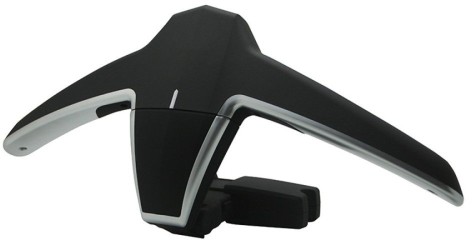 Wieszak na ubrania do samochodu Supero, czarno-srebrny