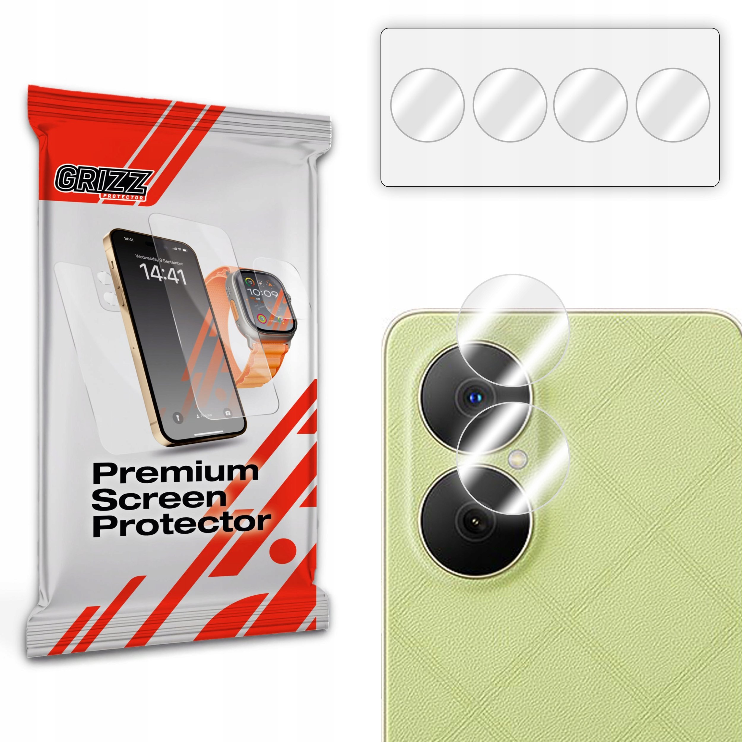 Szkło na aparat GrizzGlass HybridGlass Camera do Huawei Enjoy 80