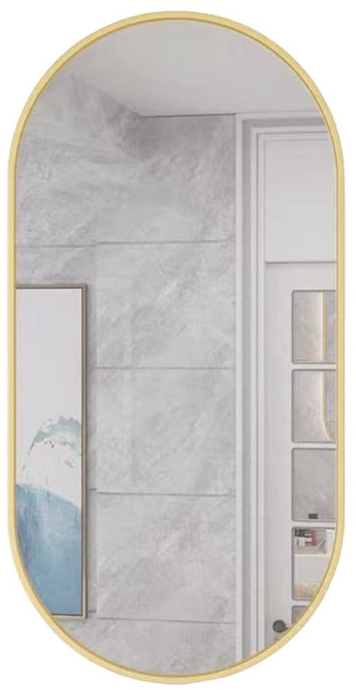 Leobert Lustro owalne 80x40cm złota rama