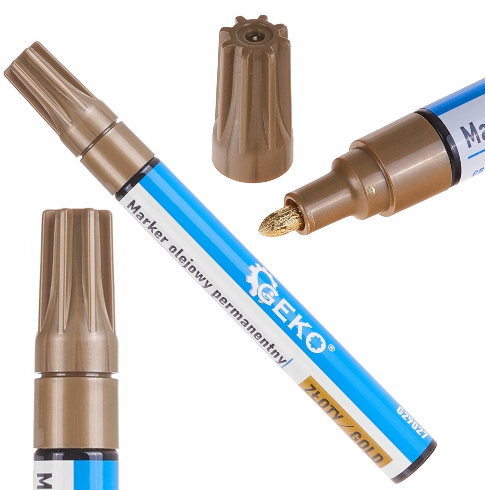 Marker olejowy permanentny złoty (25/500)