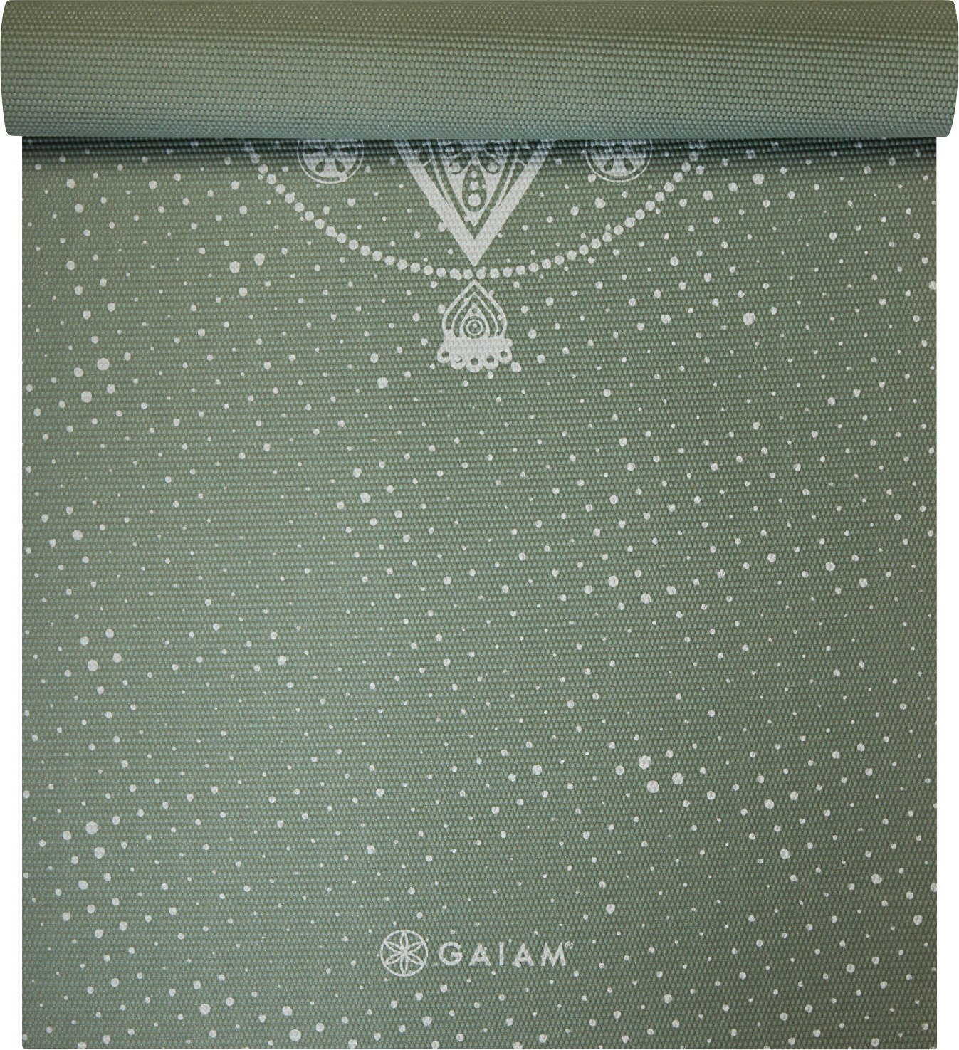 Gaiam Mata fitness do jogi Celestial Green Gaiam 173 x 61 x 0,5 cm