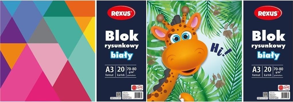 Beniamin Blok rysunkowy A3/20K biały