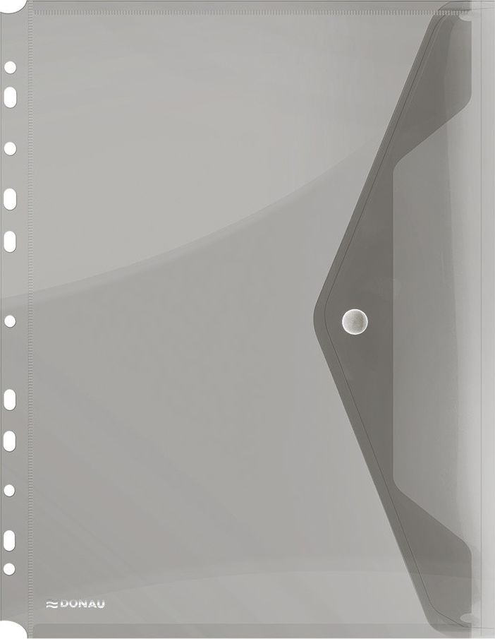 Donau Teczka kopertowa DONAU zatrzask, PP, A4, 200mikr., z europerforacja, dymny