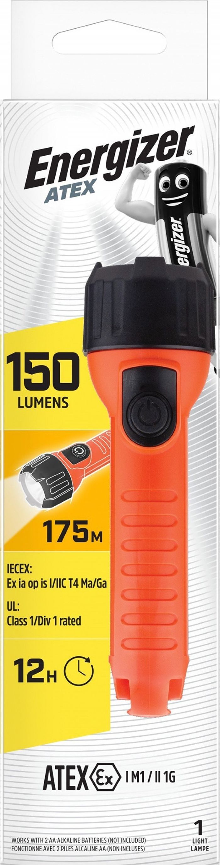 Latarka Energizer Latarka ENERGIZER ATEX ISHD32 2AA, pomarańczowa