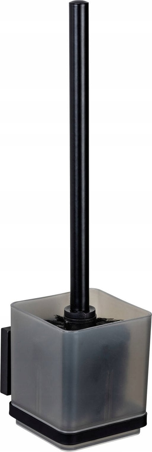 Wenko Kwadratowy pojemnik na szczotkę WC QUADRO, montaż bez wiercenia