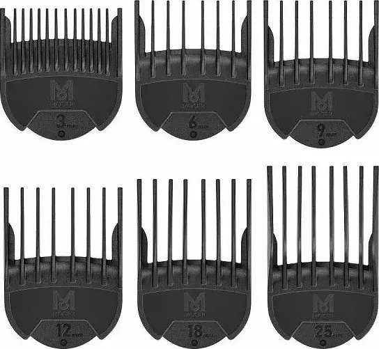 Moser MOSER 1802-7000 Attachment comb set 6pcs (3/6/9/12/18/25 mm