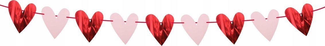 Girlanda papierowa Serca 200cm DEGI PF-GPSB 68730
