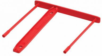 Fellowes klips do spinania dokumentów 85 mm, czerwony op. 100 szt. (0089601)