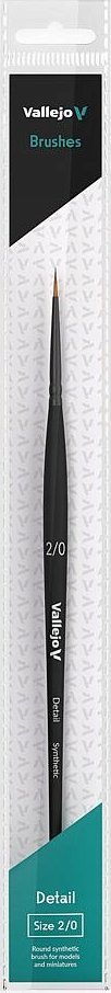 Vallejo Vallejo: B02020 - Detail - Round Brush - Synthetic 2/0