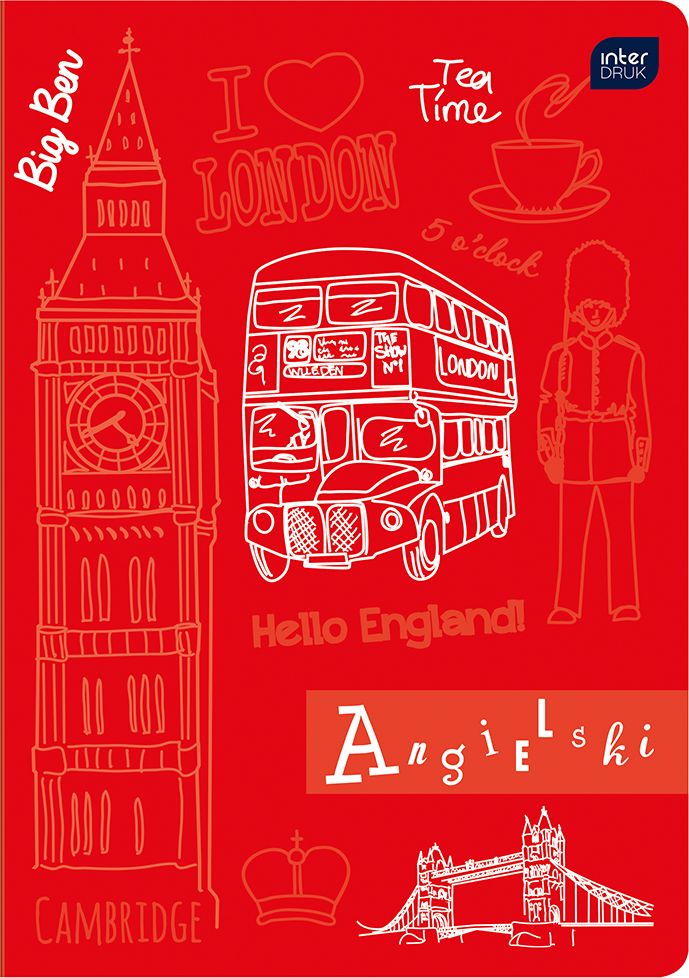 Interdruk Zeszyt A5 60 # Angielski Hybrid FSC Mix Credit