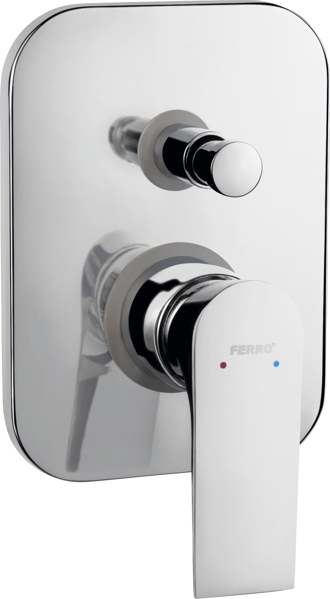 Bateria prysznicowa Ferro Algeo Square chrom (BAQ7P)