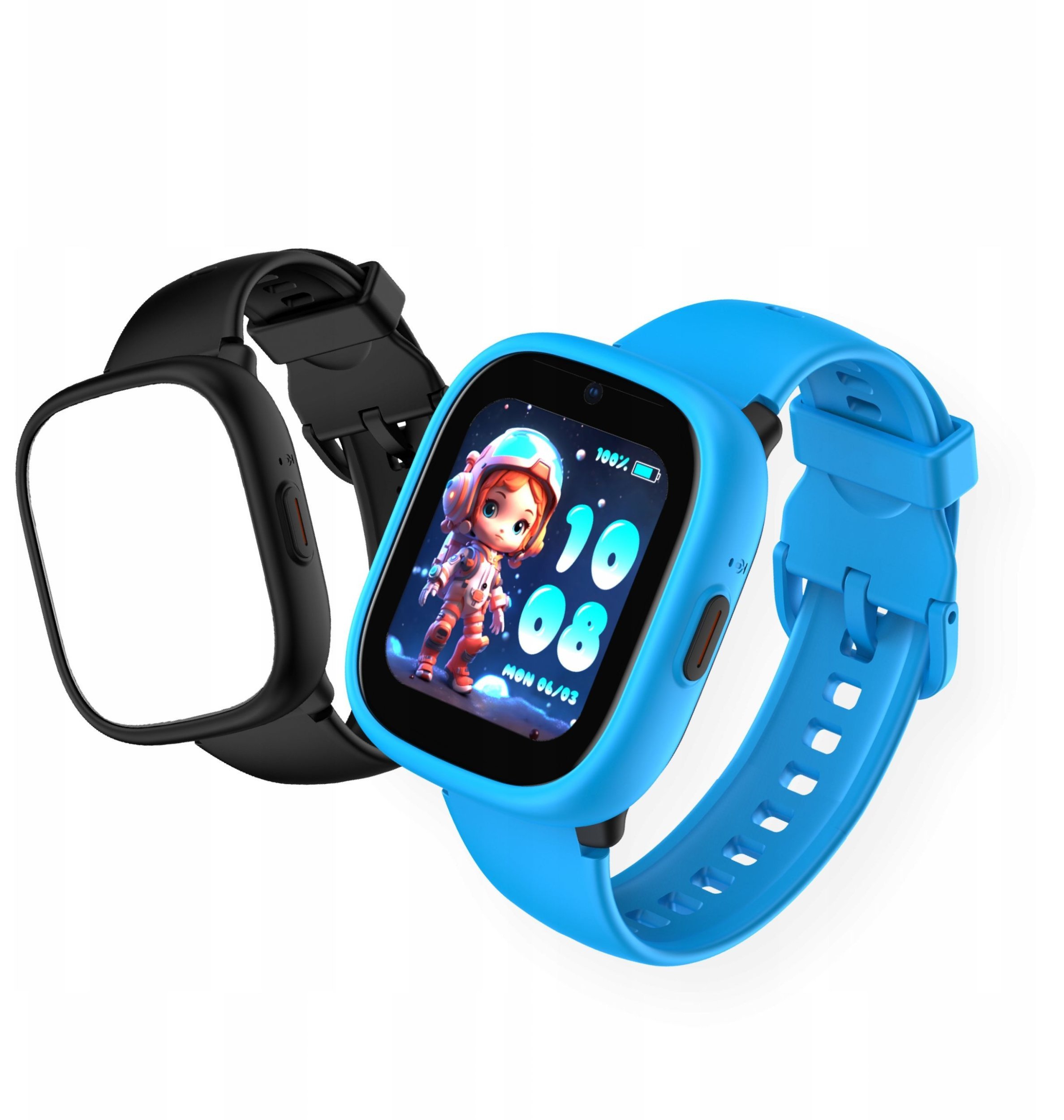 Zegarek Smartwatch Gps Wifi 4g Sim Sos Dla Dziecka / Kidoboo / K3 Watchme Gen2 / Kblgk3g2bb / Niebieski / Czarny