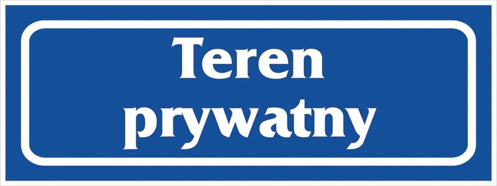 R.E.I.S. Z-R39 - Znak Teren prywatny.