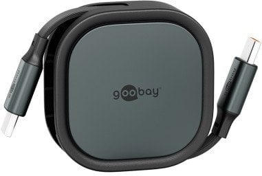 Kabel USB Goobay USB-C - USB-C 1 m Czarny