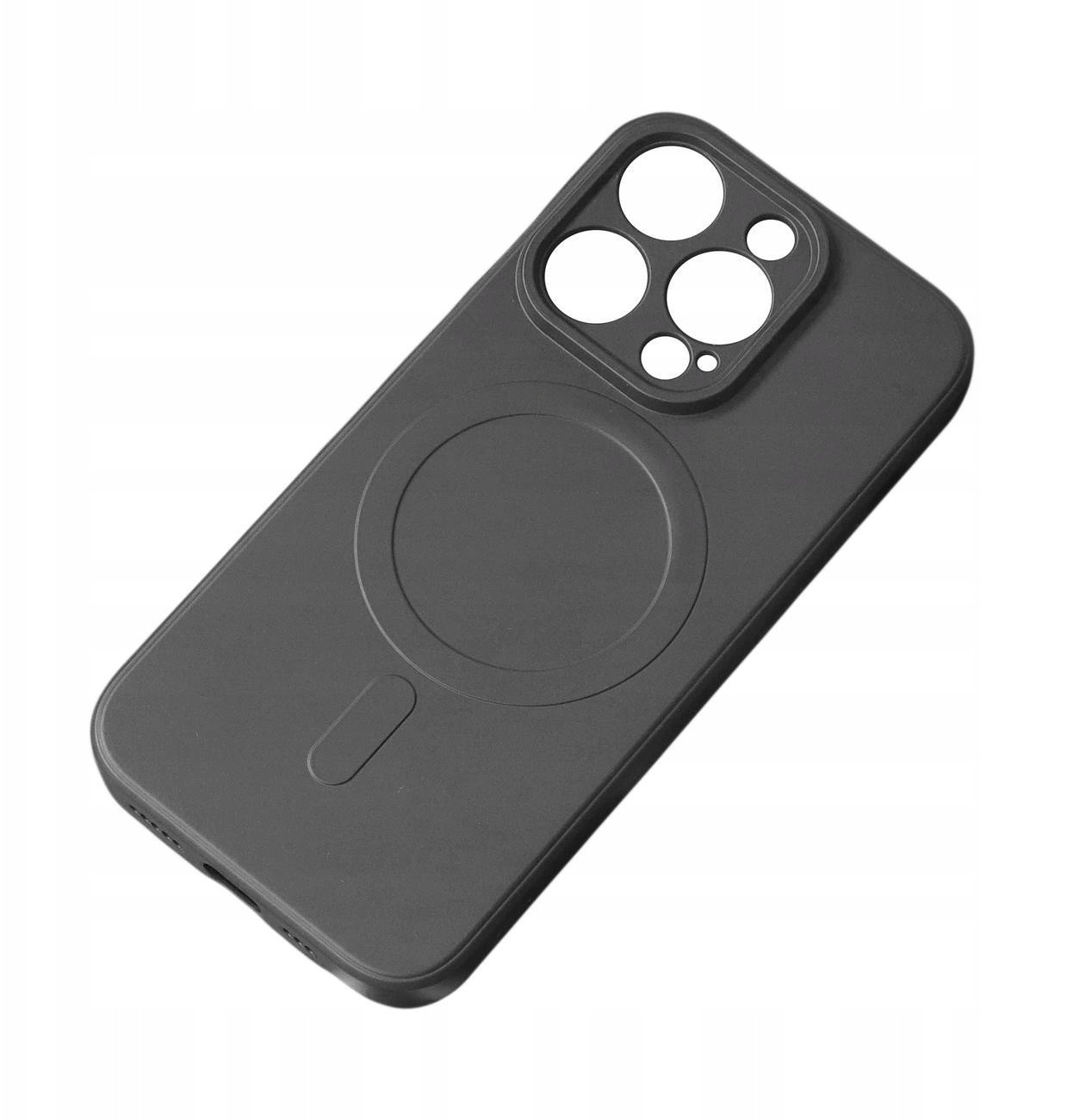 Etui Silicone Case z MagSafe na Samsung Galaxy A16 5G - czarne