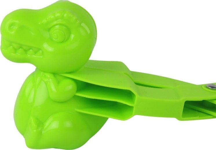 LeanToys Śnieżkomat Do Śniegu Maszynka Do Robienia Śnieżek Dinozaur Zielony