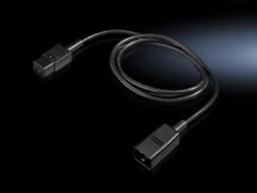 Kabel zasilający Rittal Rittal DK 7200.217 Czarny 1,8 m C20 panel C19 panel