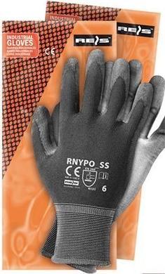 Reis Rękawice powlekane stalowo-szare Rozmiar 10 RNYPO