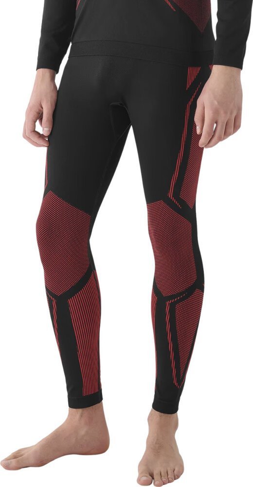 4f Legginsy termoaktywne męskie 4F M166 czerwone 4FWAW24USEAM166 62S L/XL