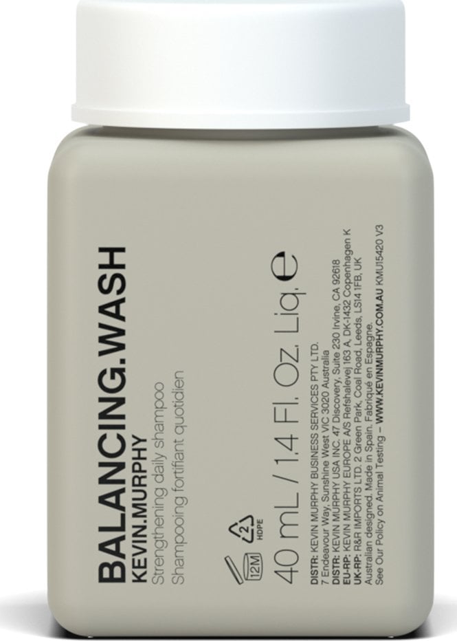 Kevin Murphy, Balancing Wash, Hair Shampoo, For Strengthening, 40 ml For Women