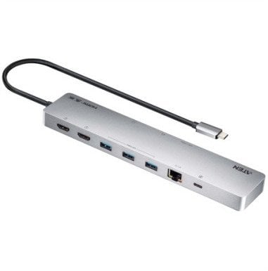 ATEN UH3240 USB-C Dock 4K Dual Display mit Power Passthrough