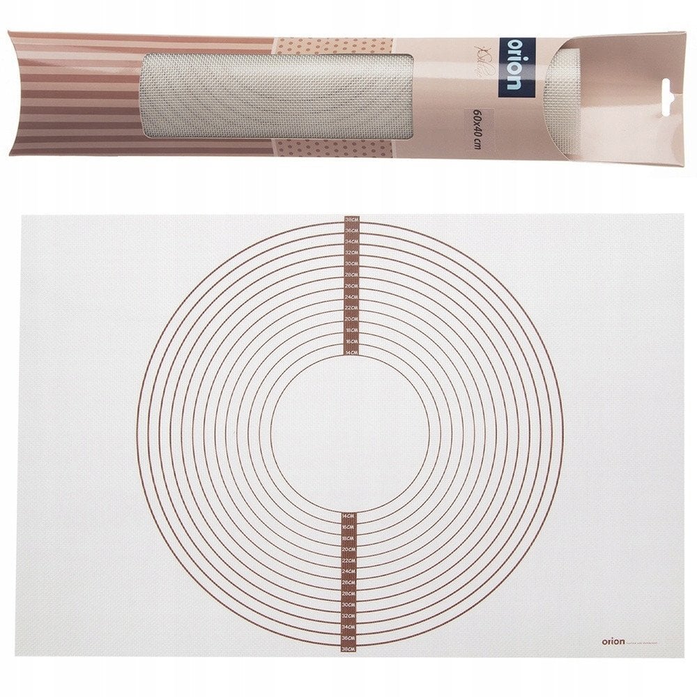 Stolnica do ciasta silikonowa duża 60x40 cm mata kuchenna ORION 750377