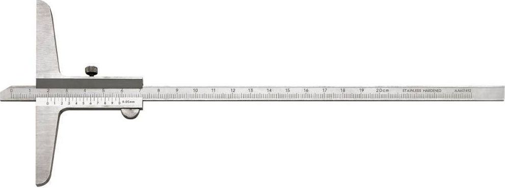 Format Profesjonalny Głębokościomierz FORTIS 300mm INOX