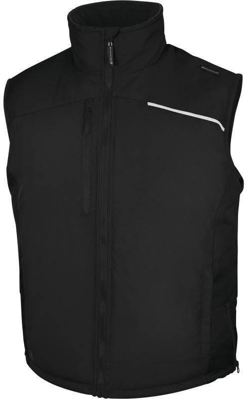 Delta Plus Kamizelka z poliestru pongee powlekanego PVC, kolor: czarny, rozmiar: XXL / FIDJI3NOXX