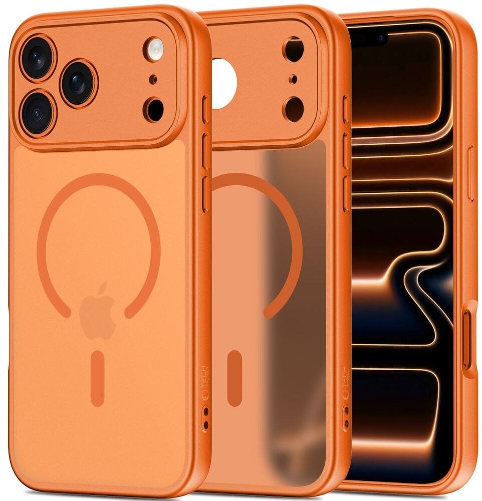 Etui Tech-Protect BasicMag MagSafe do Apple iPhone 17 Pro Matte Cosmic Orange