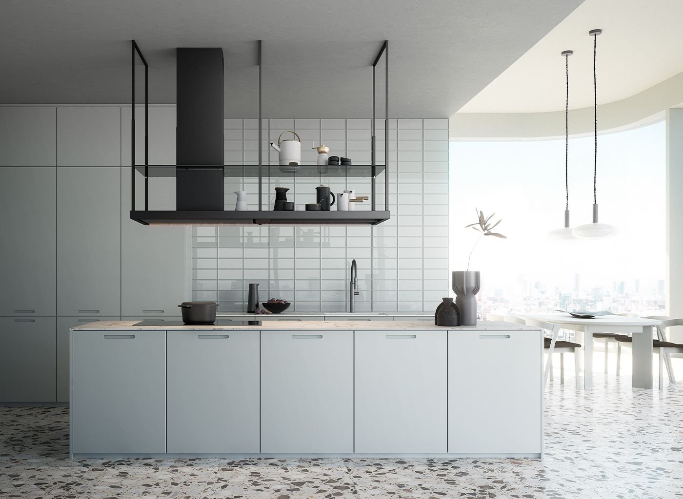 Okap Falmec FALMEC Europa Black Isola 175 czarny 800 m/h