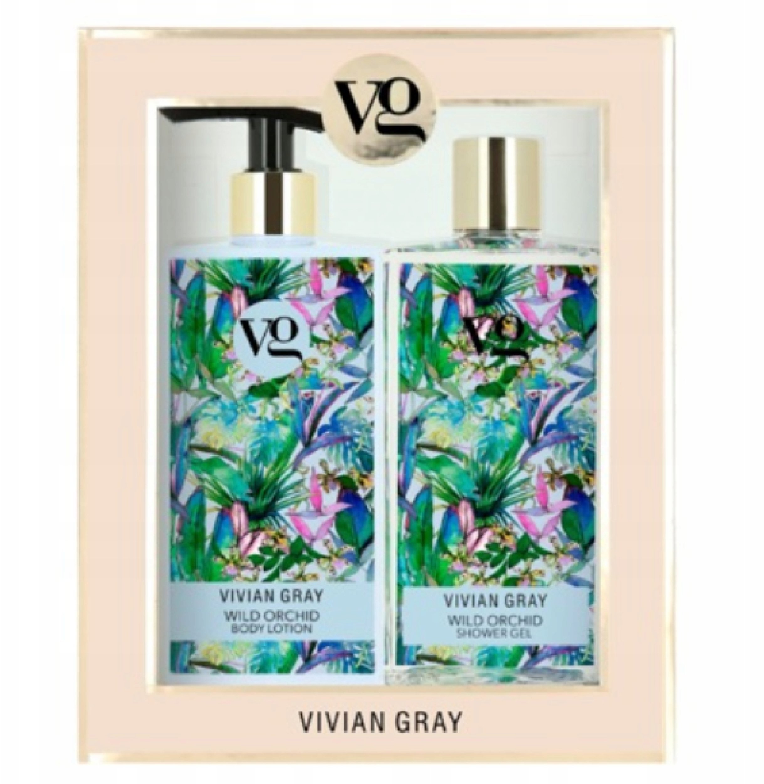 Set Vivian Gray: Wild Orchid, Cleansing and Hydrating, Shower Gel, For All Skin Types, 350 ml + Wild Orchid, Hydrating, Body Lotion, 350 ml Unisex