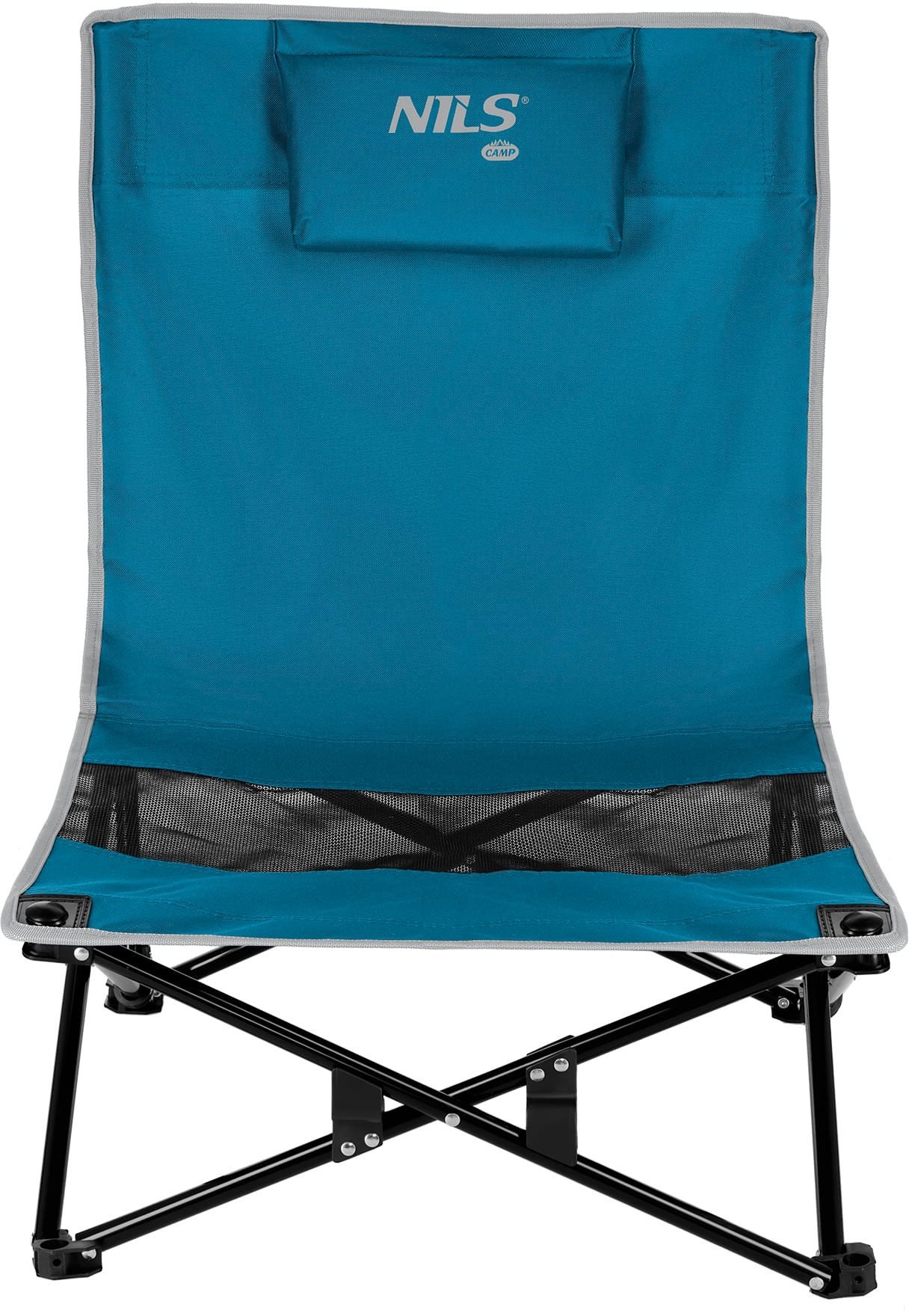 NC3306 KRZESŁO PLAŻOWE NIEBIESKO SZARE NILS CAMP