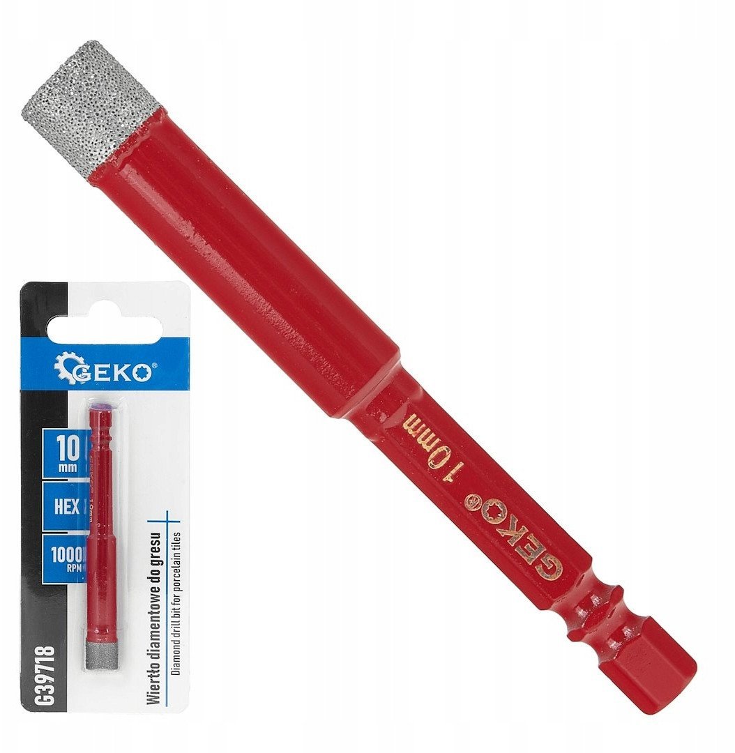 Wiertło diamentowe do gresu 10mm HEX (250)