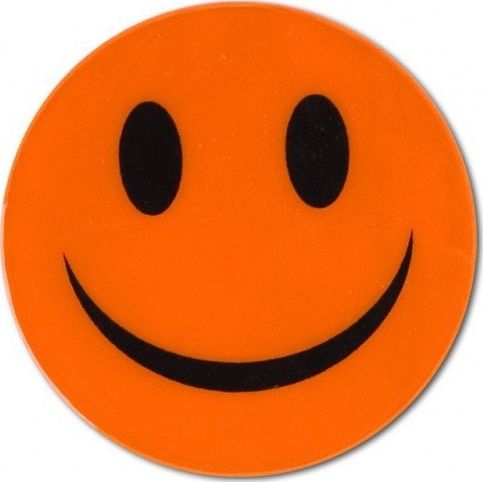 Kamdo Naklejka odblaskowa na plecak rower kurtkę buźka uniwersalny