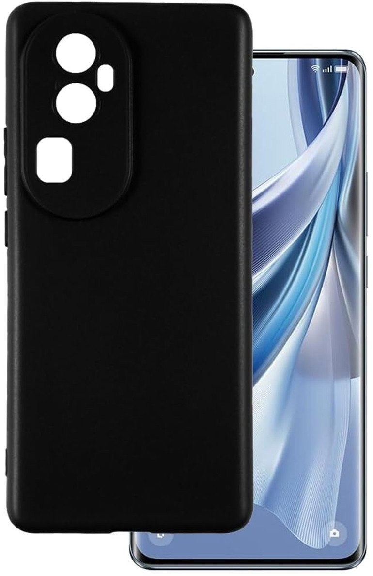 Etui matowe TPUMATTE do Oppo Reno 10 Pro 5G, czarne