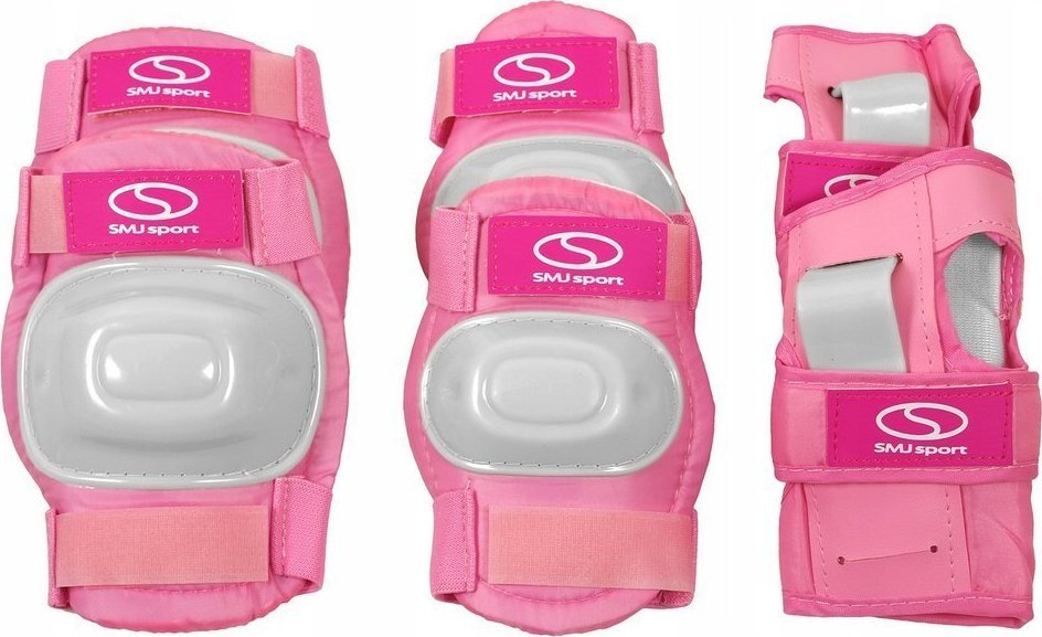 SMJ sport Ochraniacze dla dzieci, komplet CR-600 różowe