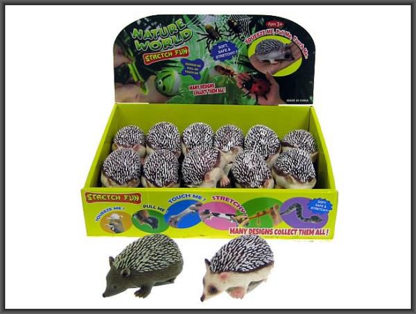 Figurka Hipo Jeż gumowy 10cm z groszkiem (HAB057)