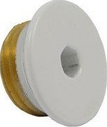 Schlosser Zespół korka do trójnika do grzałki biały (205.06)