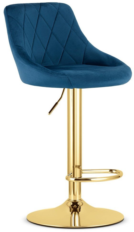 Hoker KAST - aksamit granatowy / baza złota