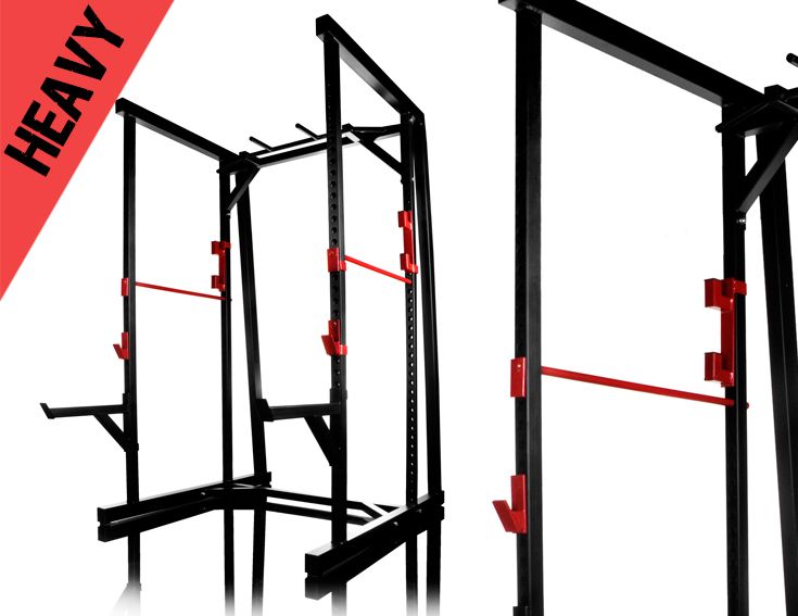 KELTON Klatka do wyciskania z asekuracją RACK HS7 HEAVY czarna