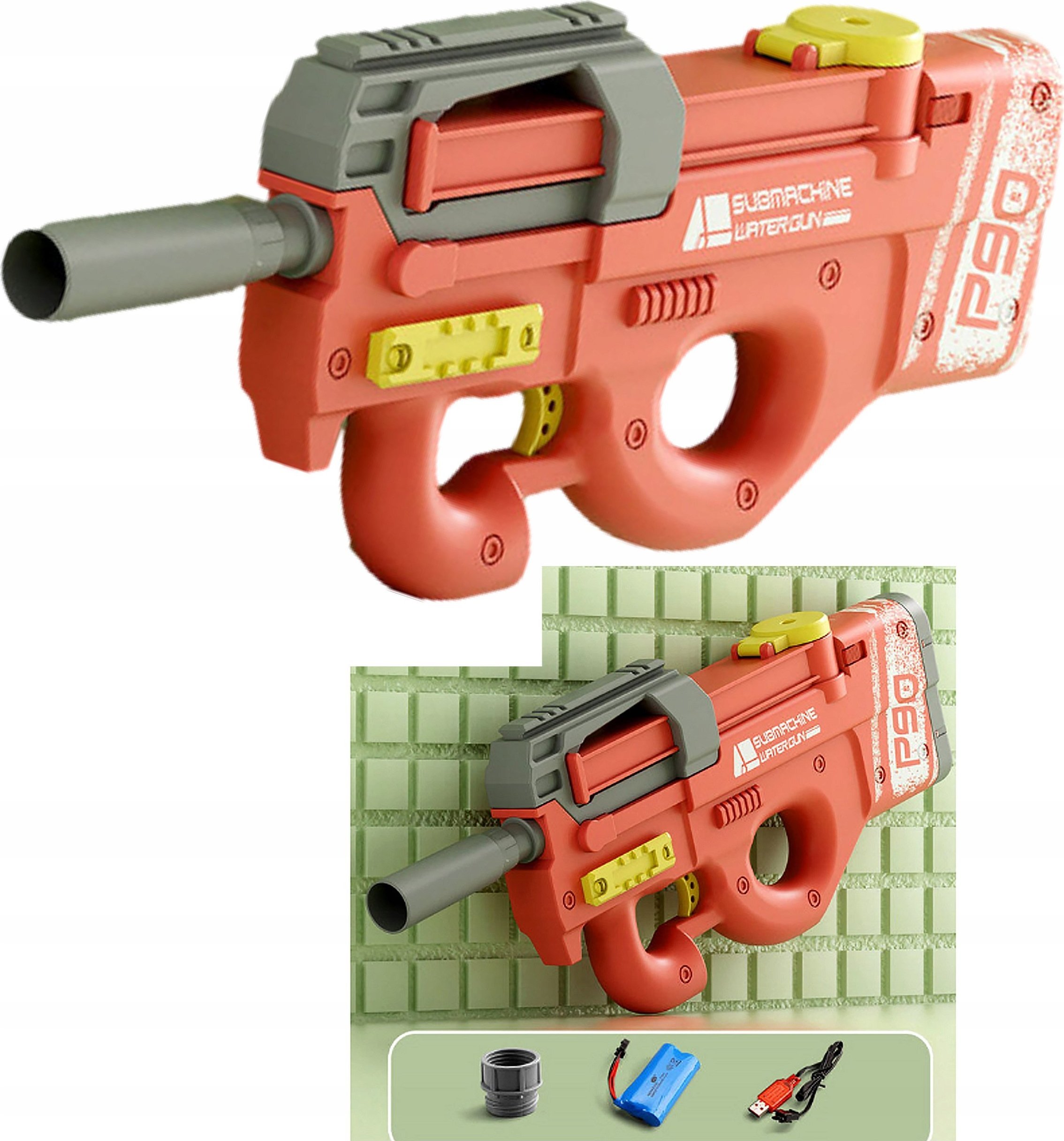 Skleplolki PISTOLET NA WODĘ ELEKTRYCZNY MIOTACZ DLA DZIECI