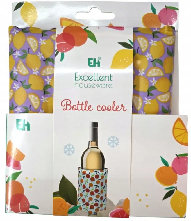 Pokrowiec chłodzący na butelkę 22x16,5cm Szybkie chłodzenie