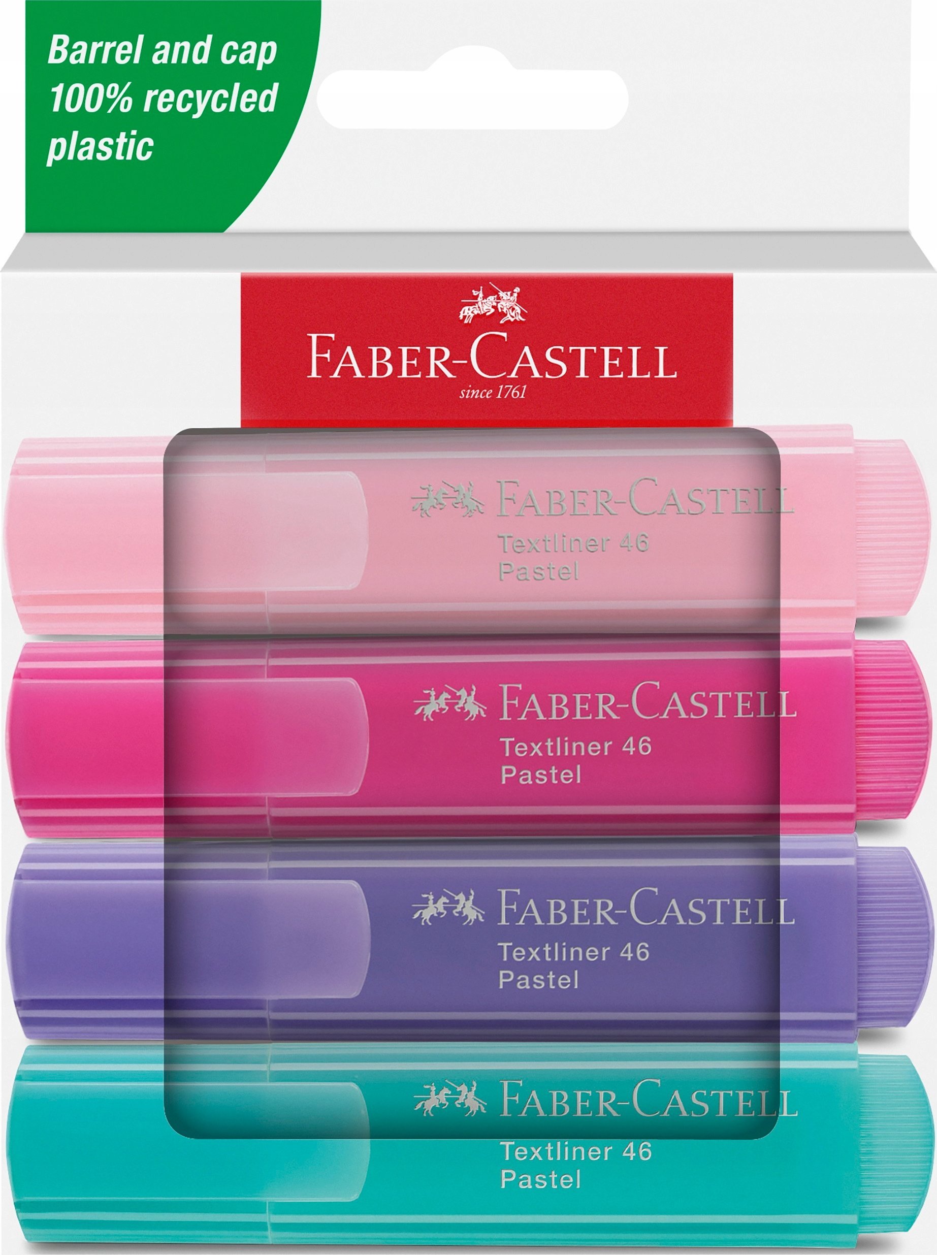 Faber-Castell Zakreślacz różne kolory Faber-Castell 4 szt.