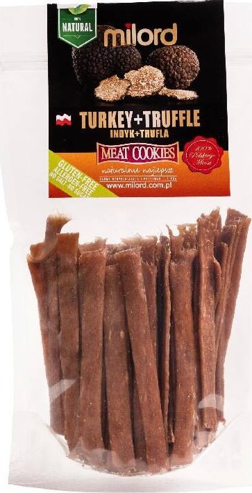Przysmak dla psa Milord indyk z truflami paski 70 g